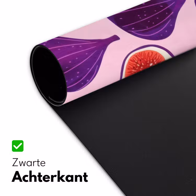 Vijgen - Roze - Paars Muismat XXL klein -sfeer2