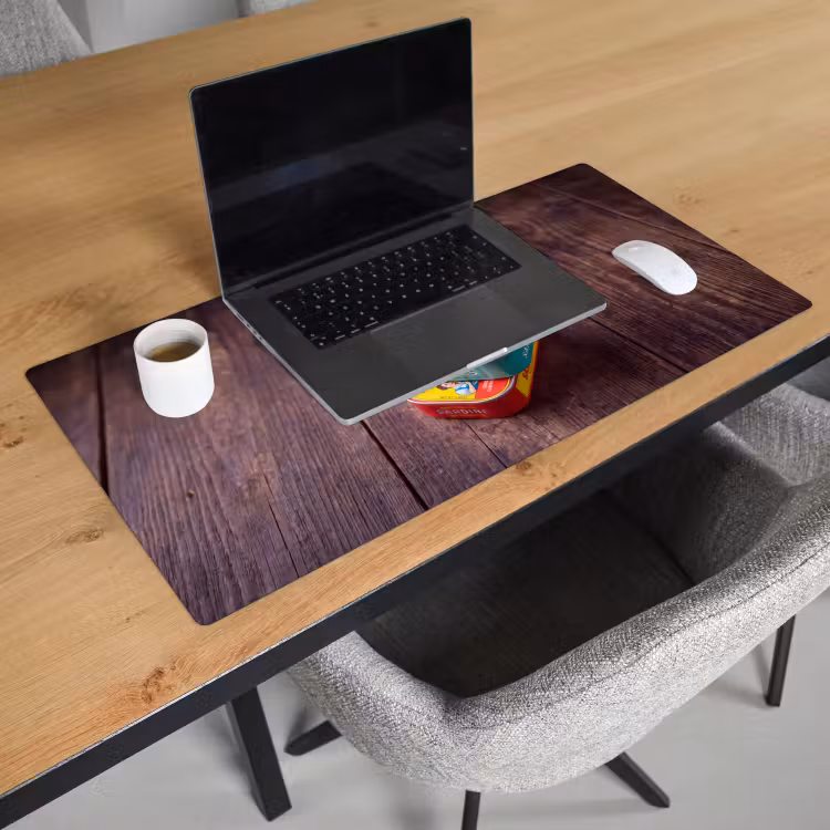 Desk Mat - Fish - Cans - Kitchen - Vis - Blikjes - Keuken Muismat XXL klein