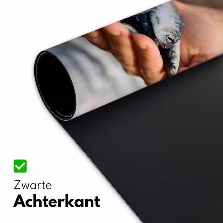 Desk Mat - Fish - Hands - Nature - Vis - Handen - Natuur Muismat XXL klein