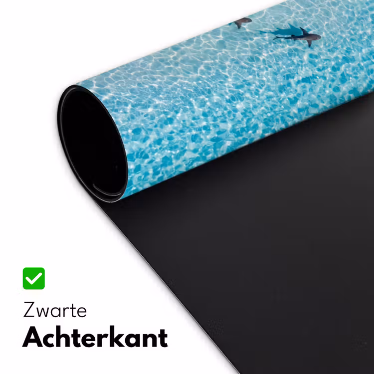 Vis - Oceaan - Strand - Turquoise - Natuur Muismat XXL klein -sfeer2