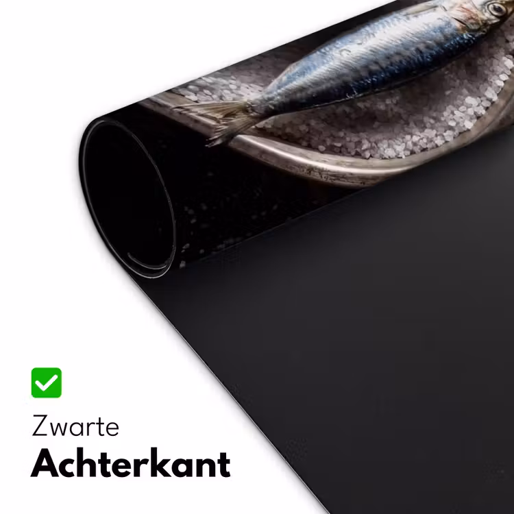 Desk Mat - Fish - Salt - Food - Vis - Zout - Eten Muismat XXL klein