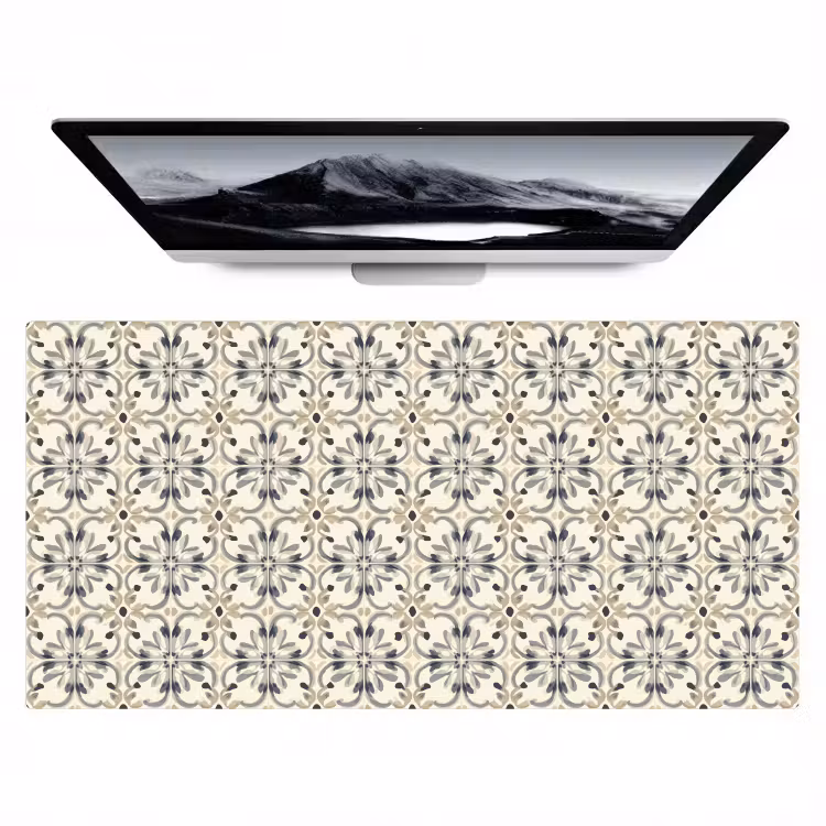 Floraal - Patroon - Kleurrijk Muismat XXL klein 681 -zzz3d