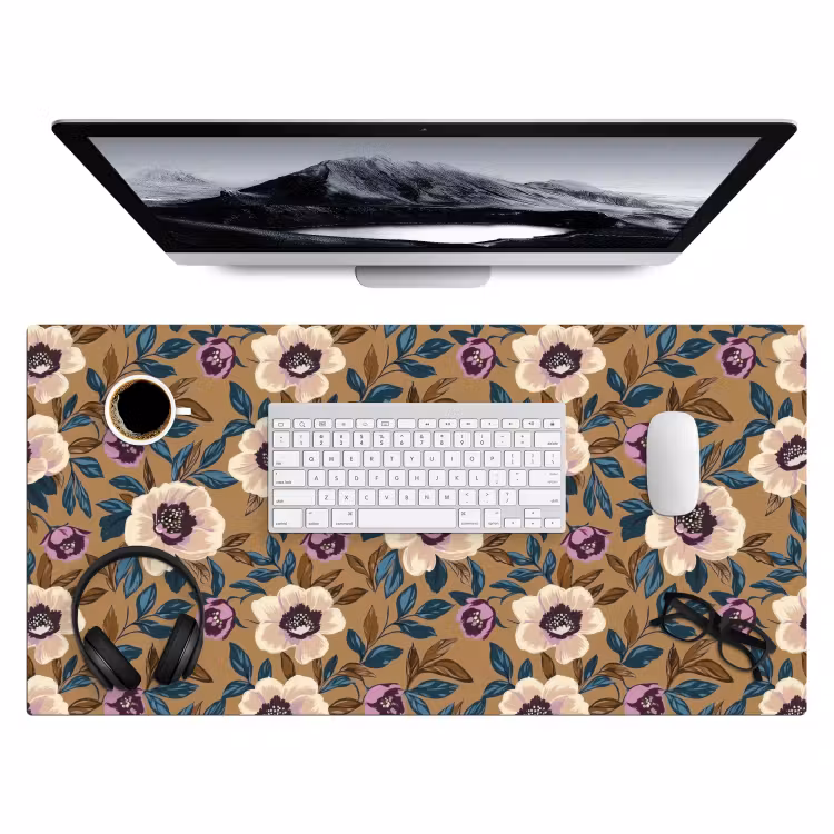 Floraal - Stilleven - Kleurrijk Muismat XXL klein 681 -3d
