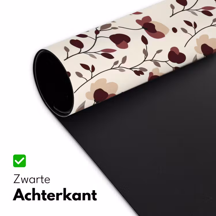 Bloemen - Botanisch - Bordeaux Muismat XXL klein 681 -sfeer2