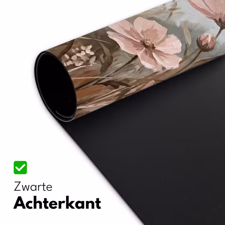 Bloemen - Botanisch - Schilderij - Pastel - Rustiek Muismat XXL klein -sfeer2