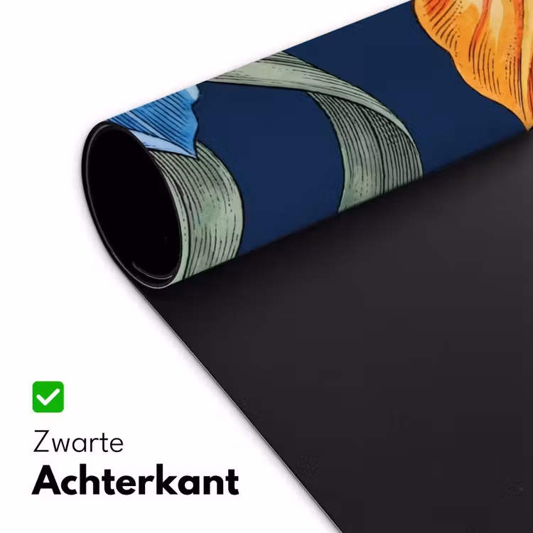 Desk Mat - Flowers - Botanical - Pattern - Bloemen - Botanisch - Patroon Muismat XXL klein