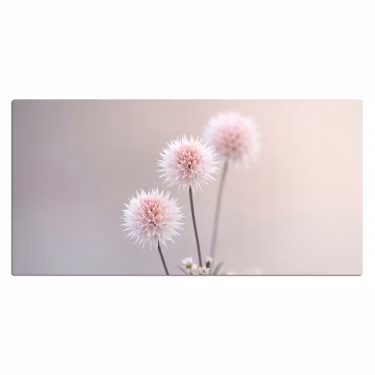 Bloemen - Bollen - Roze Muismat XXL klein -3d_leeg