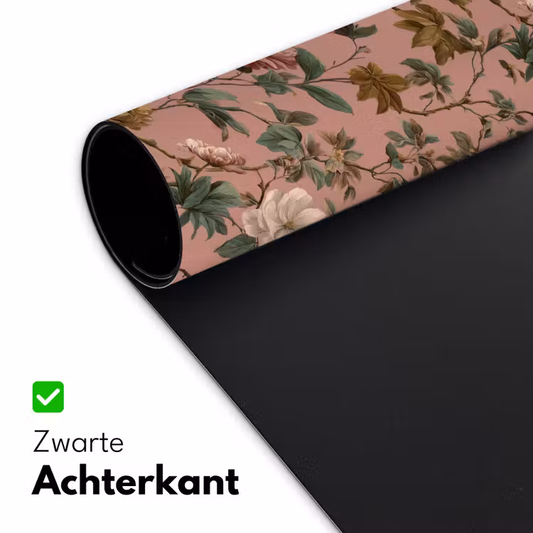 Bloemen - Klassiek - Roze Muismat XXL klein 681 -sfeer2
