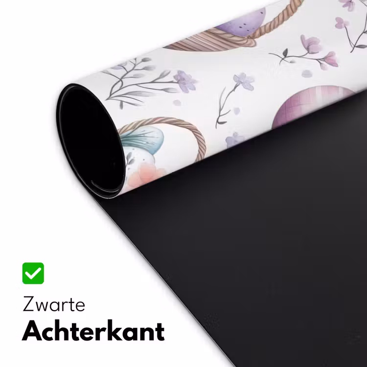 Bloemen - Paaseieren - Patroon Muismat XXL klein -sfeer2