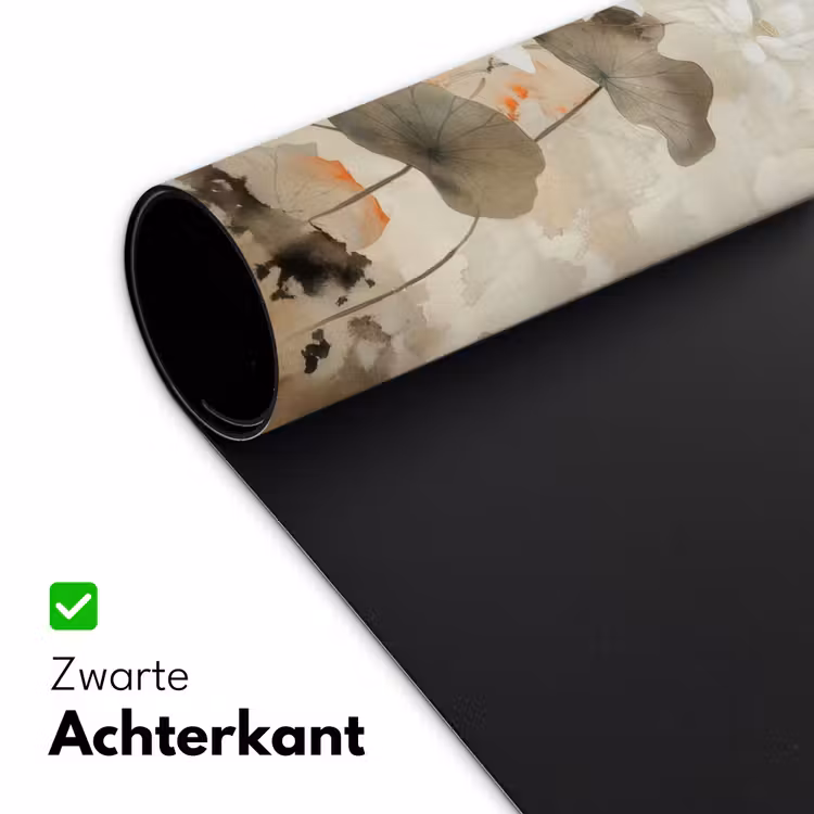 Bloemen - Japandi - Wabi sabi Muismat XXL klein -sfeer2