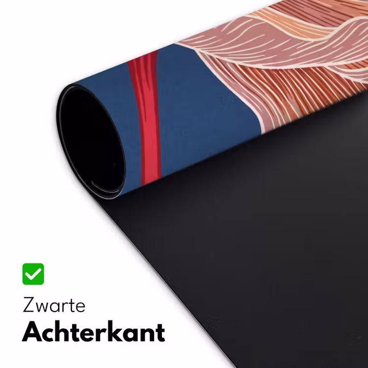 Desk Mat - Flowers - Modern - Abstract - Bloemen - Modern - Abstract Muismat XXL klein
