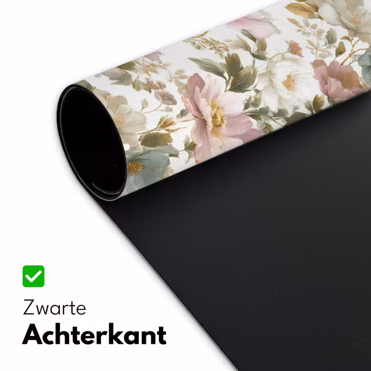 Bloemen - Patroon - Pastel Muismat XXL klein 681 -sfeer2