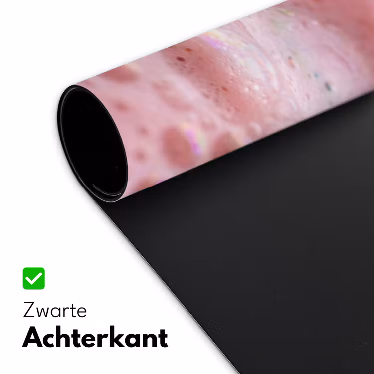Schuim - Structuur - Roze Muismat XXL klein -sfeer2
