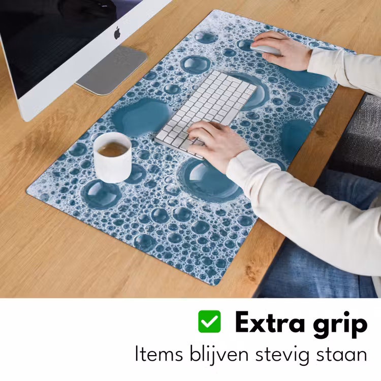 Schuim - Water - Textuur Muismat XXL klein -sfeer3
