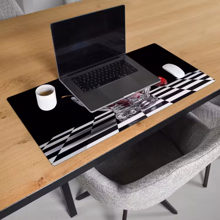 Desk Mat - Food - Cherries - Red - Eten - Kersen - Rood Muismat XXL klein