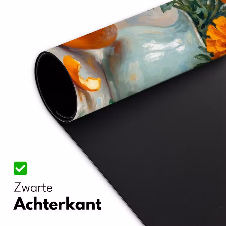 Desk Mat - Food - Orange - Art - Eten - Oranje - Kunst Muismat XXL klein