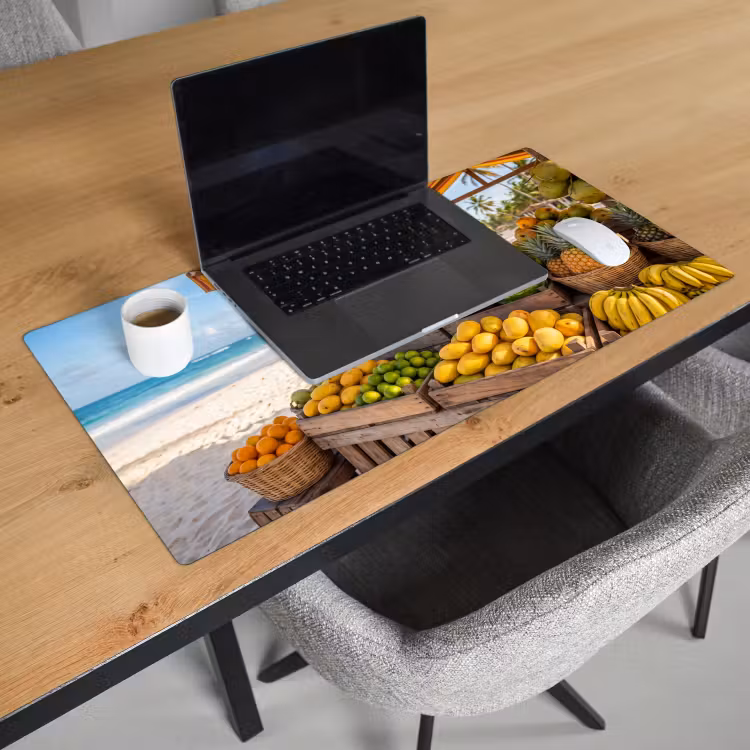 Desk Mat - Fruit - Beach - Tropical - Fruit - Strand - Tropisch Muismat XXL klein
