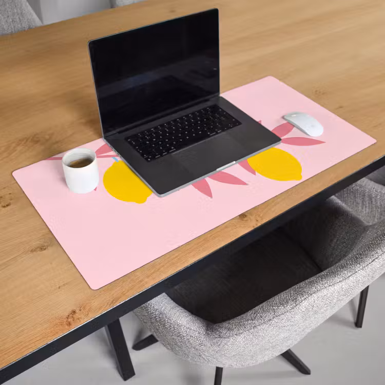 Fruit - Tak - Natuur - Abstract - Roze Muismat XXL klein -sfeer1