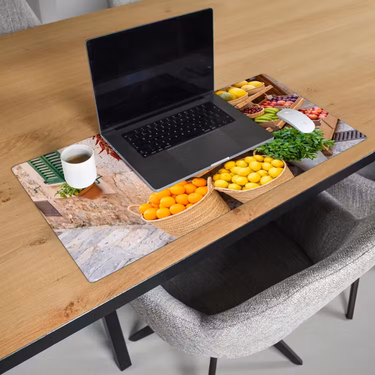Desk Mat - Fruit - Market - Fresh - Fruit - Markt - Vers Muismat XXL klein