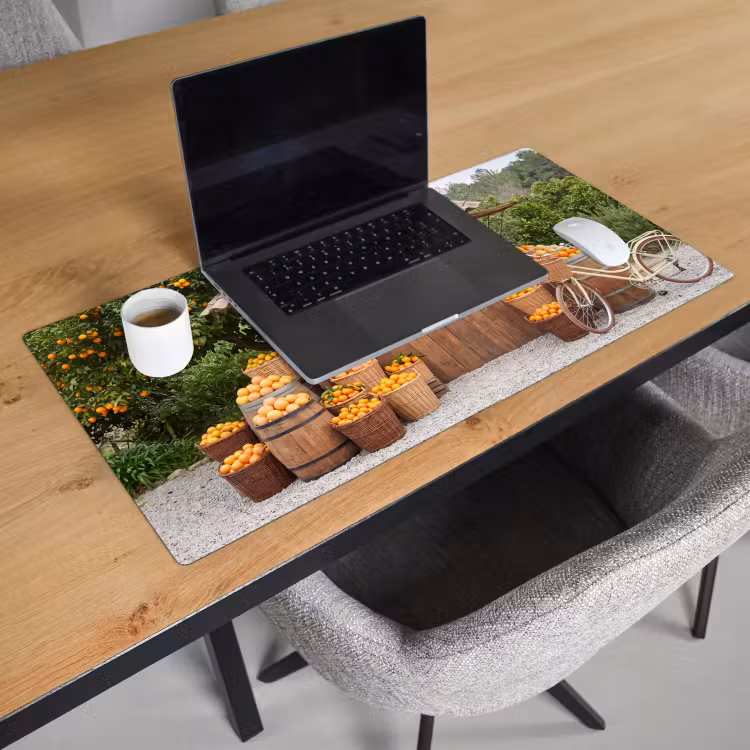 Desk Mat - Fruit - Market - Rural - Fruit - Markt - Landelijk Muismat XXL klein