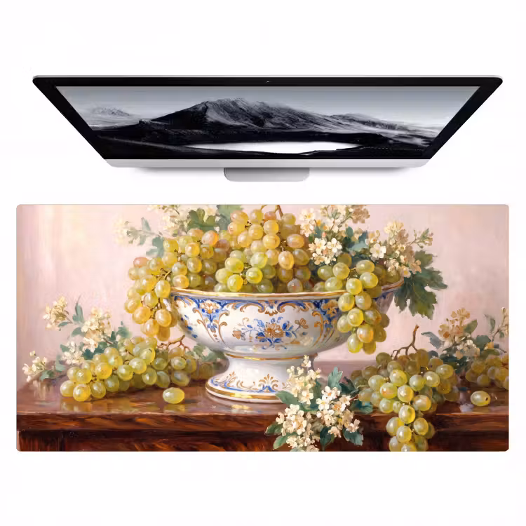 Desk Mat - Fruit - Still Life - Classic - Fruit - Stilleven - Klassiek Muismat XXL klein