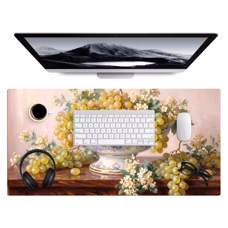 Desk Mat - Fruit - Still Life - Classic - Fruit - Stilleven - Klassiek Muismat XXL klein