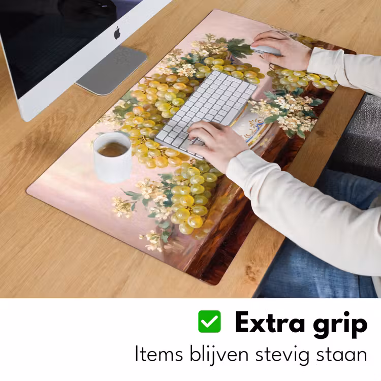 Desk Mat - Fruit - Still Life - Classic - Fruit - Stilleven - Klassiek Muismat XXL klein