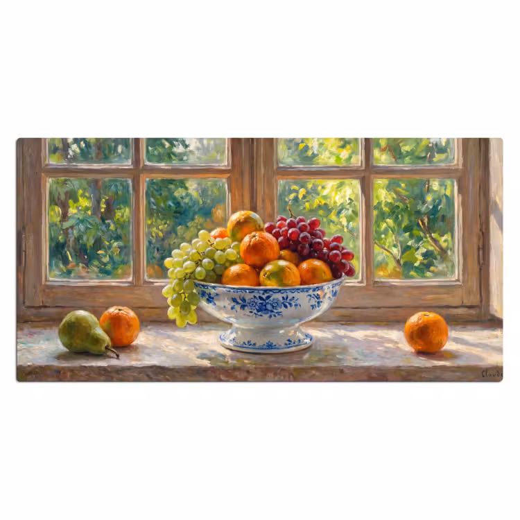 Desk Mat - Fruit - Windowsill - Nature - Fruit - Vensterbank - Natuur Muismat XXL klein