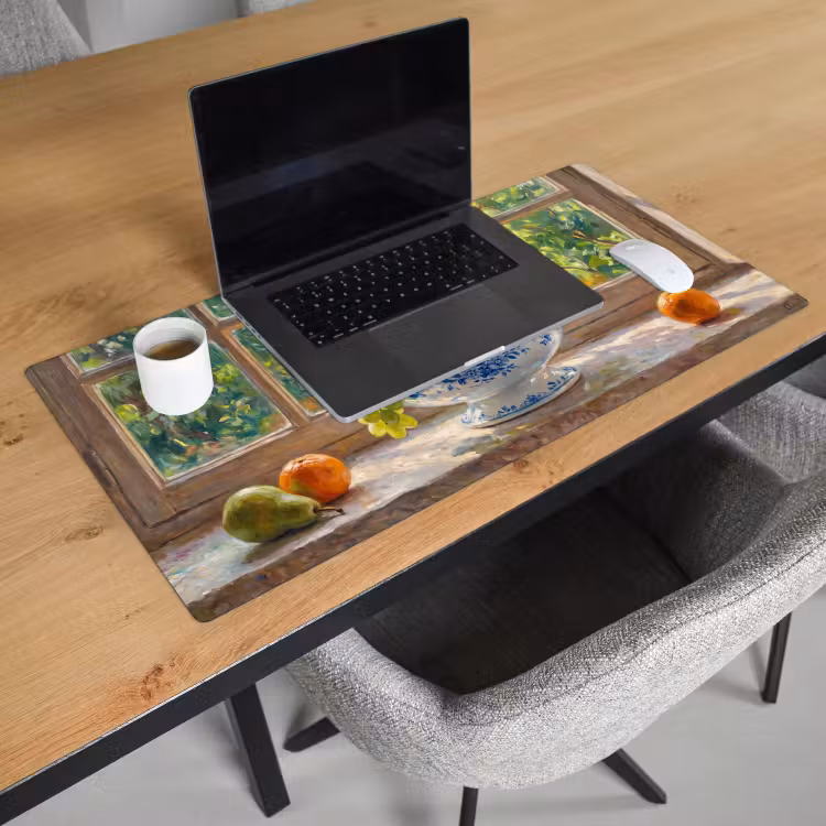 Desk Mat - Fruit - Windowsill - Nature - Fruit - Vensterbank - Natuur Muismat XXL klein