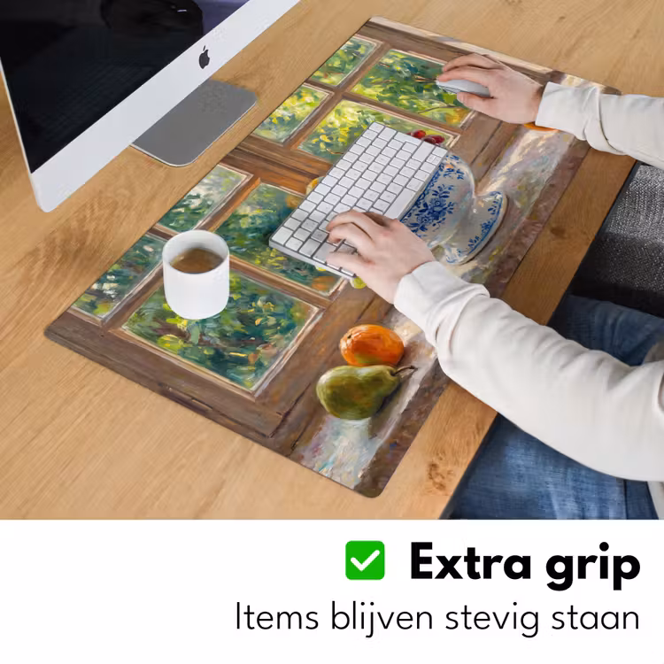 Desk Mat - Fruit - Windowsill - Nature - Fruit - Vensterbank - Natuur Muismat XXL klein