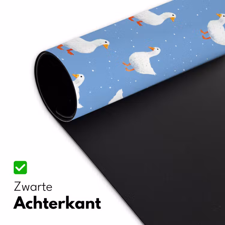 Ganzen - Elegant - Blauw Muismat XXL klein 681 -sfeer2