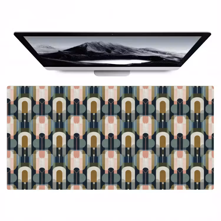 Geografisch - Modern - Kleurrijk Muismat XXL klein 681 -zzz3d