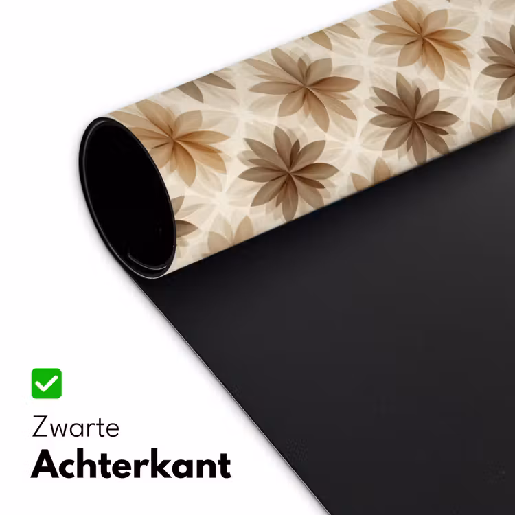 Geografisch - Patroon - Bruin Muismat XXL klein 681 -sfeer2