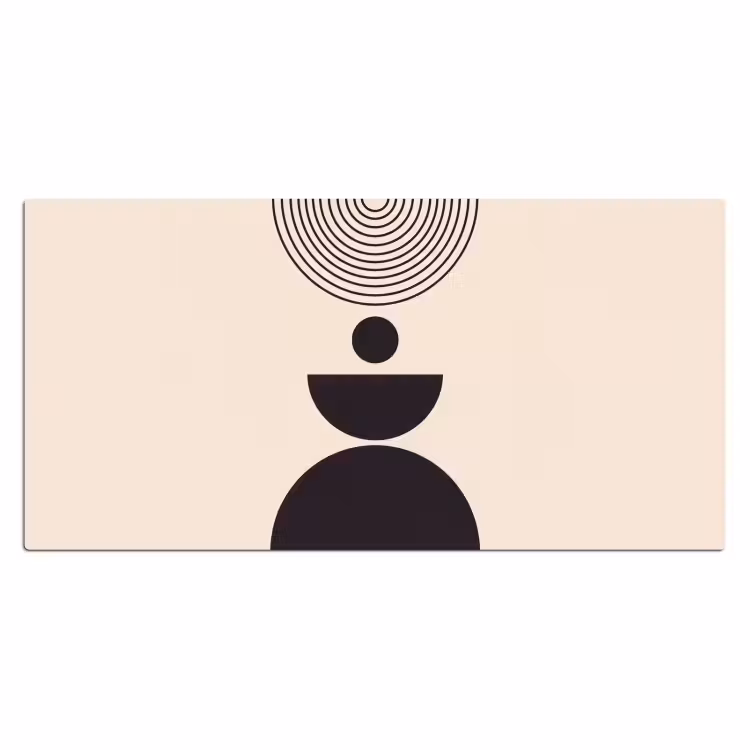 Desk Mat - Geometric Balance - Art - Geometrische balans - Kunst Muismat XXL klein