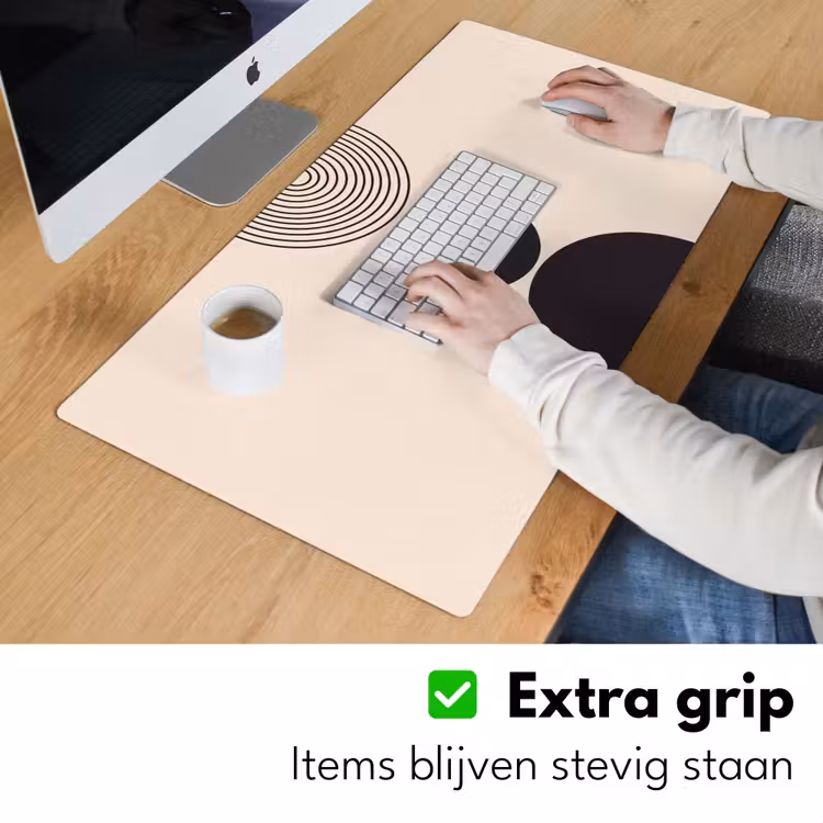 Desk Mat - Geometric Balance - Art - Geometrische balans - Kunst Muismat XXL klein