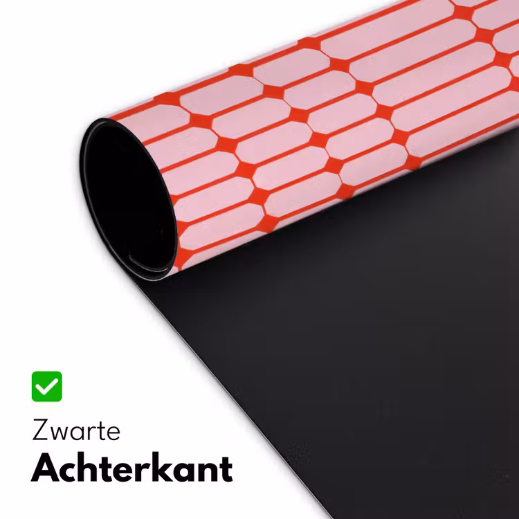 Geometrisch - Minimalistisch - Rood - Roze Muismat XXL klein 681 -sfeer2