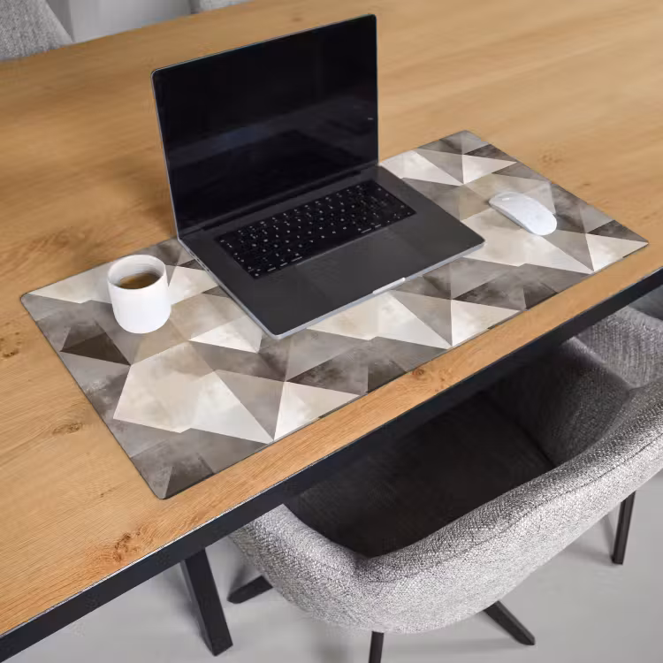 Geometrisch - Motief - Aardetinten Muismat XXL klein 681 -sfeer1