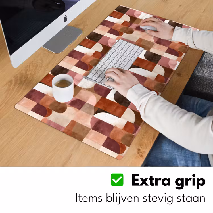 Geometrie - Modern - Retro Muismat XXL klein 681 -sfeer3
