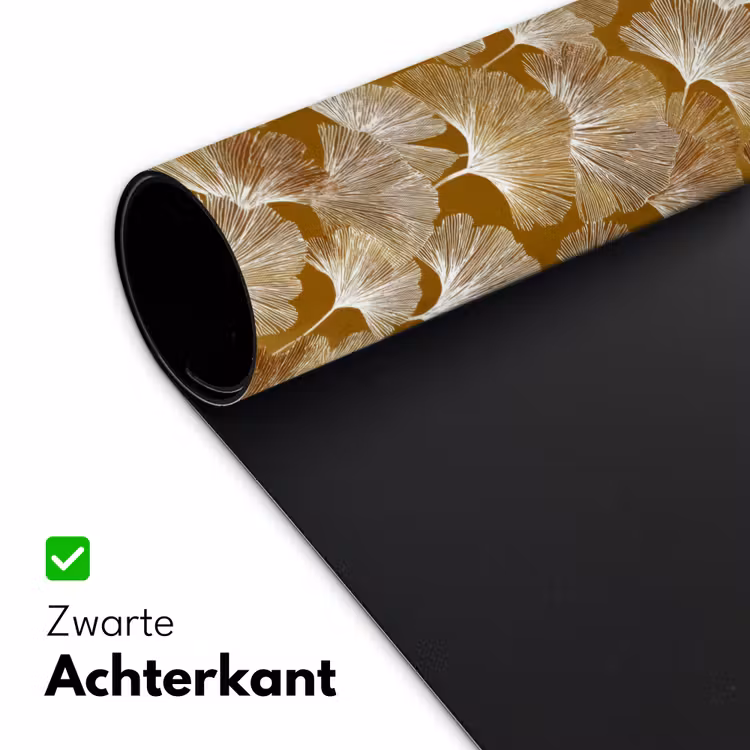 Ginkgo - Bladeren - Goud Muismat XXL klein 681 -sfeer2