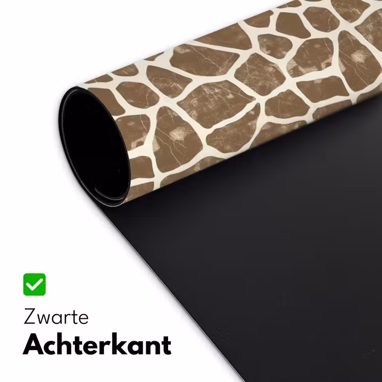 Giraf - Klassiek - Bruin Muismat XXL klein 681 -sfeer2