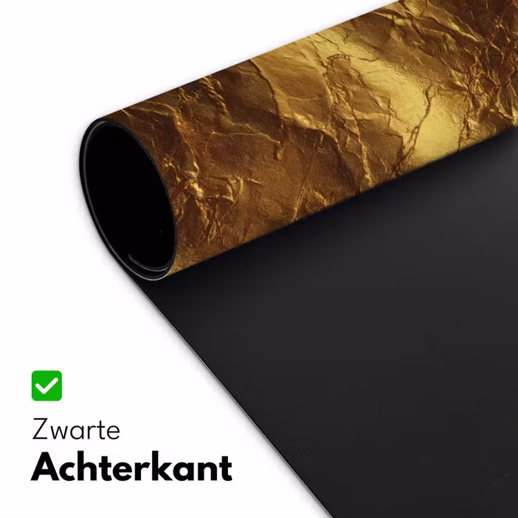 Bladgoud - Textuur  - Goud Muismat XXL klein 681 -sfeer2