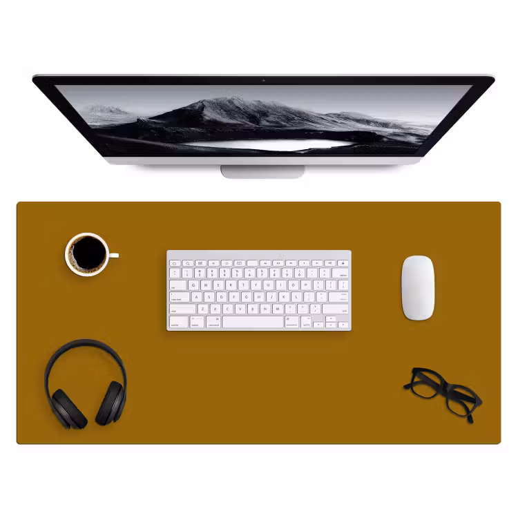 Goud - Luxe - Interieur Muismat XXL klein -3d