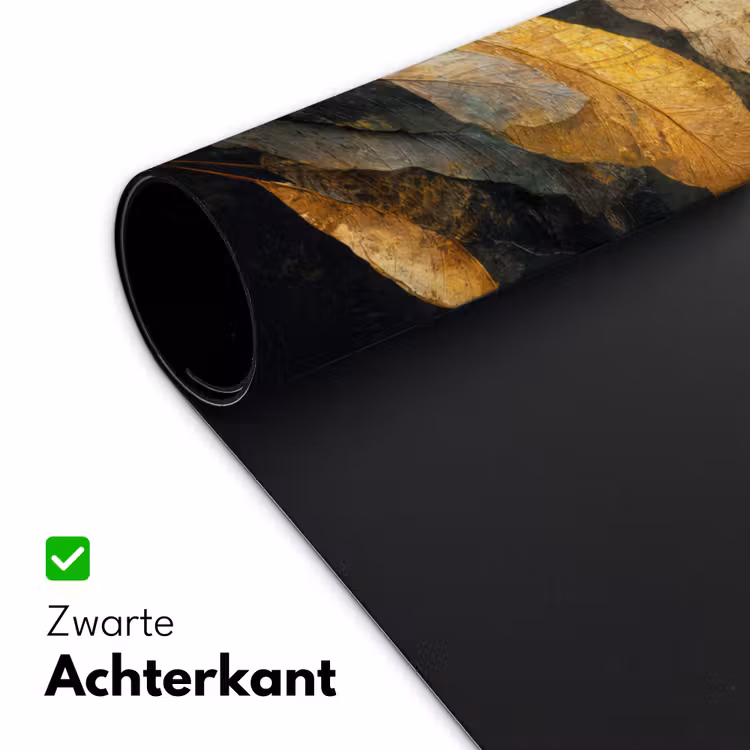 Gouden Bladcompositie – Botanische Luxe Muismat XXL klein -sfeer2