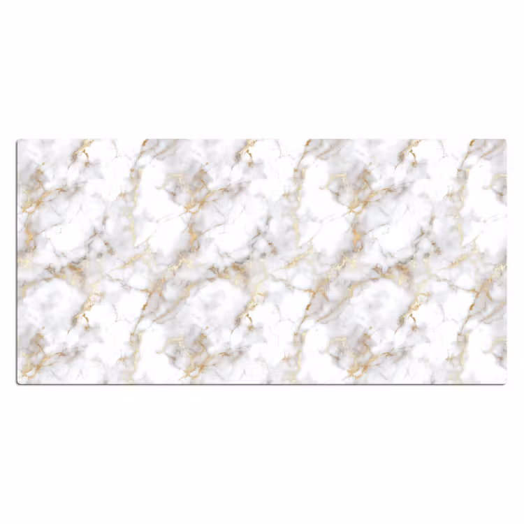 Gouden aders - Marmer - Wit Muismat XXL klein 681 -3d_leeg