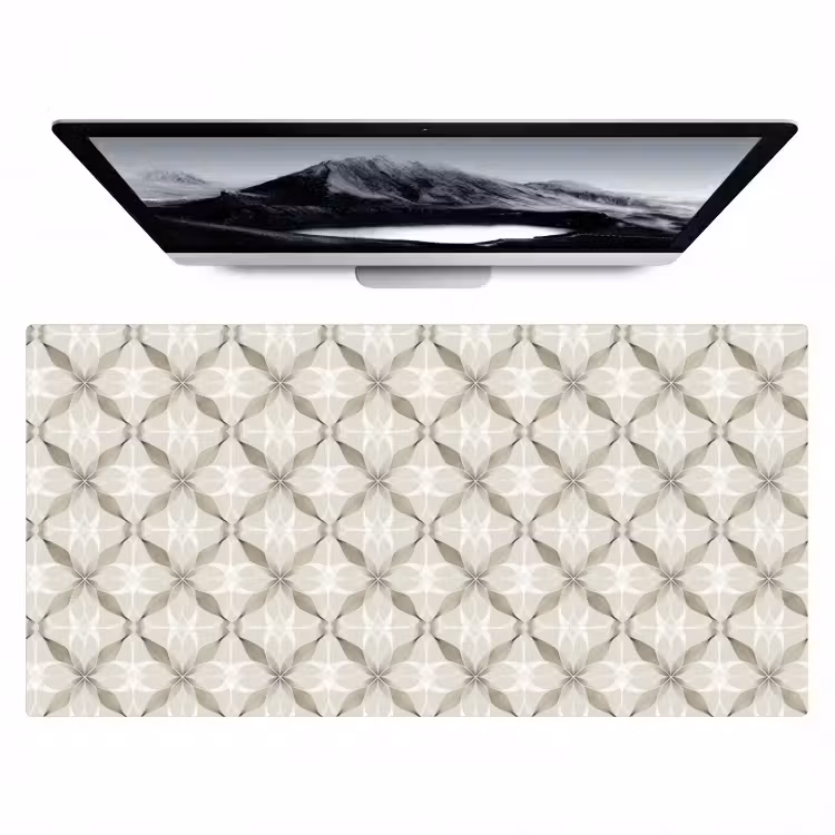 Grafisch - Patroon - Grijs Muismat XXL klein 681 -zzz3d