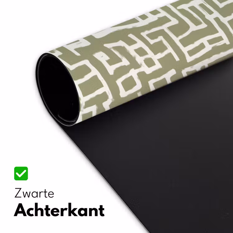 Grafisch - Patroon - Groen Muismat XXL klein 681 -sfeer2