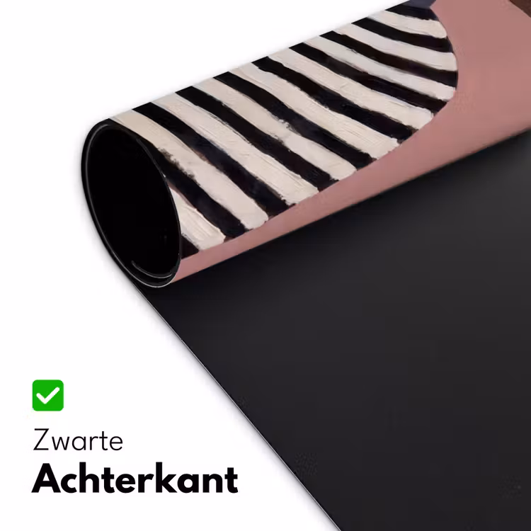 Grafisch - Vrouw - Roze Muismat XXL klein -sfeer2