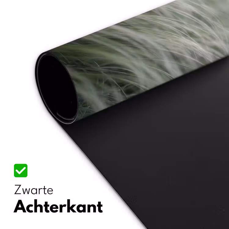 Gras - Wazig - Natuur - Groen - Zacht Muismat XXL klein -sfeer2