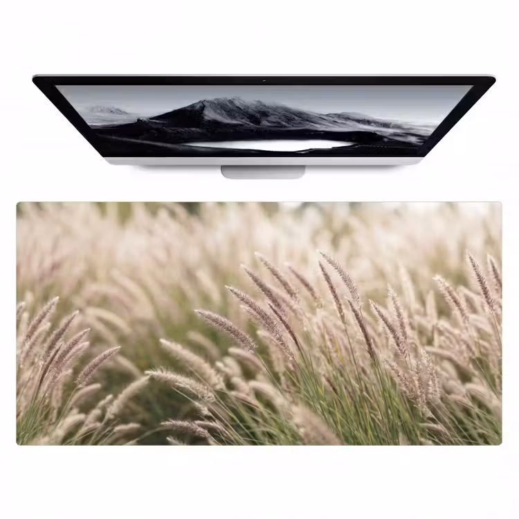 Gras - Close up - Groen Muismat XXL klein -zzz3d