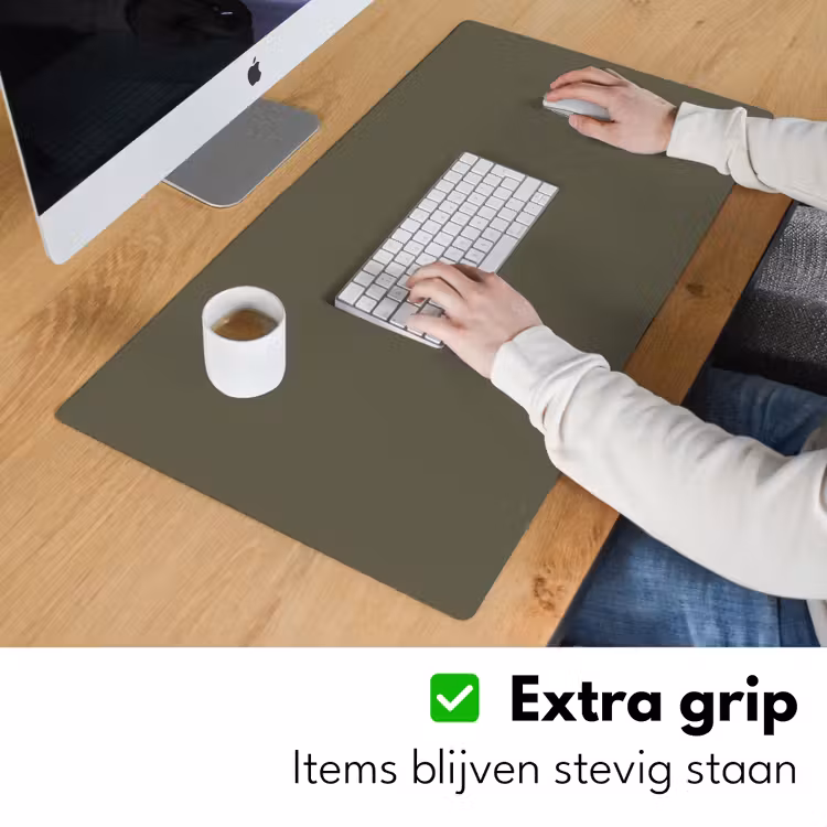 Grijs - Warm - Herfst Muismat XXL klein -sfeer3